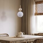 Lampa wisząca Sophia Cognac White 15 - pojedyńczy zwis