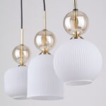 Lampa wisząca Sophia White 3 - 3 dekoracyjne zwisy nad blat