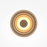 Dekoracyjny kinkiet Nami z poświatą LED - ciepła barwa