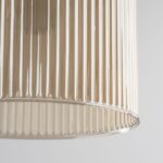 Dekoracyjny zwis Sophia 13 - elegancki ryflowany szklany klosz