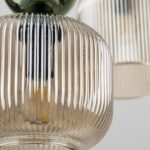 Elegancka lampa wisząca Sophia Green 6 - zielone kulki - TK Lighting