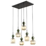 Elegancka lampa wisząca Sophia Green 6 - do kuchni nad stół