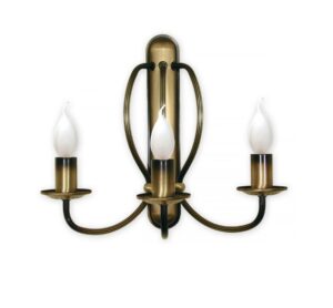 Elegancki kinkiet do salonu Korona 3 - klasyczny świecznik