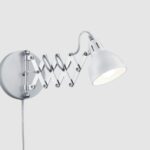 Kinkiet do czytania na wysięgniku Scissor - rozsuwane regulowane ramię