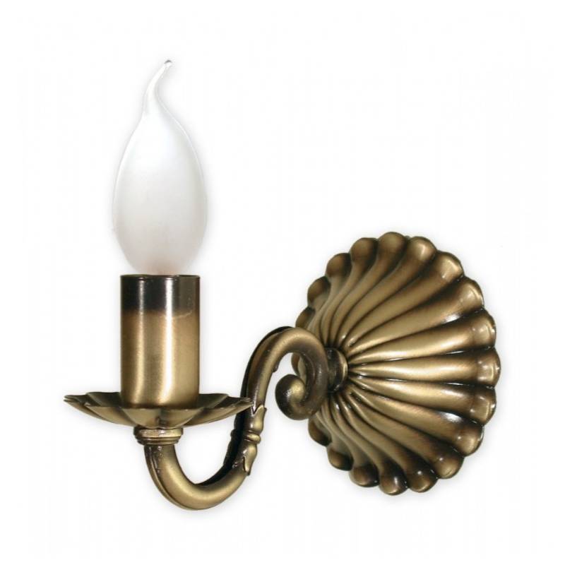 Kinkiet świecznikowy Prima patyna - ozdobna rozeta