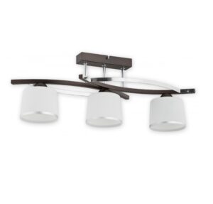 Klasyczna lampa sufitowa Astred 3 - szklane klosze