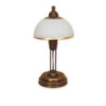 Klasyczna lampka nocna Flex - mleczno-brązowa