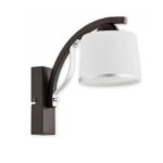 Klasyczny kinkiet Astred - szklany klosz