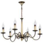 Klasyczny patynowy żyrandol Asti 6 - elegancki