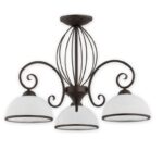 Klasyczny żyrandol do małej sypialni Indra 3 - wenge