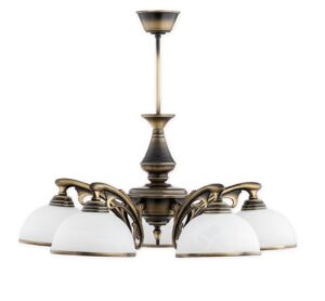 Klasyczny żyrandol do salonu Hermes 5 - szklany