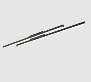 Lampa sufitowa Odio listwa LED 3000K - czarna matowa