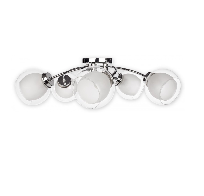 Lampa sufitowa do niskich pomieszczeń Dexy 5 - klasyczna