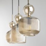 Lampa wisząca Sophia 3 - 3 szklane dekoracyjne klosze