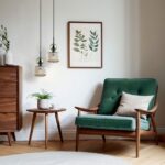 Lampa wisząca Sophia Green 15 - klimatyczne światło do kącika czytania