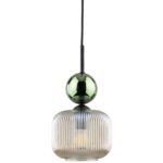 Lampa wisząca Sophia Green 15 - w stylu art déco