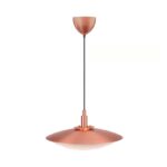 Miedziana lampa wisząca skandynawska Bretagne