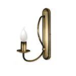 Minimalistyczny kinkiet klasyczny Korona - świecznikowy