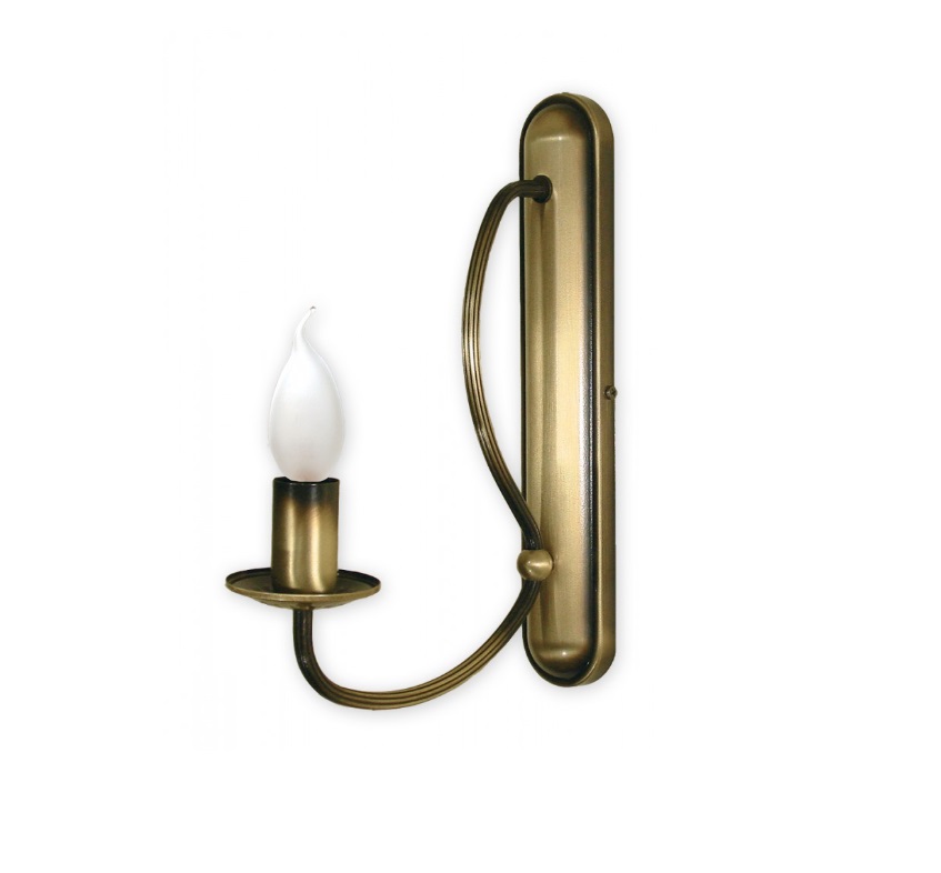 Minimalistyczny kinkiet klasyczny Korona - świecznikowy