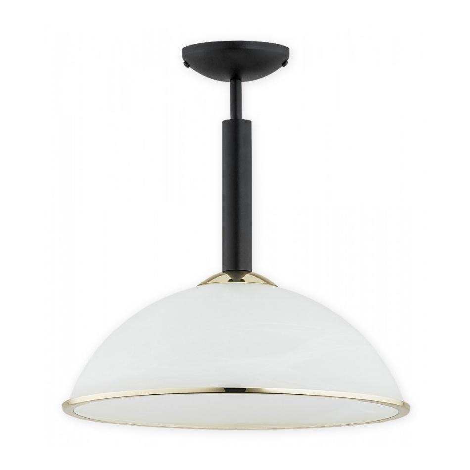 Nowoczesna lampa sufitowa Lava do korytarza - czarno-złota