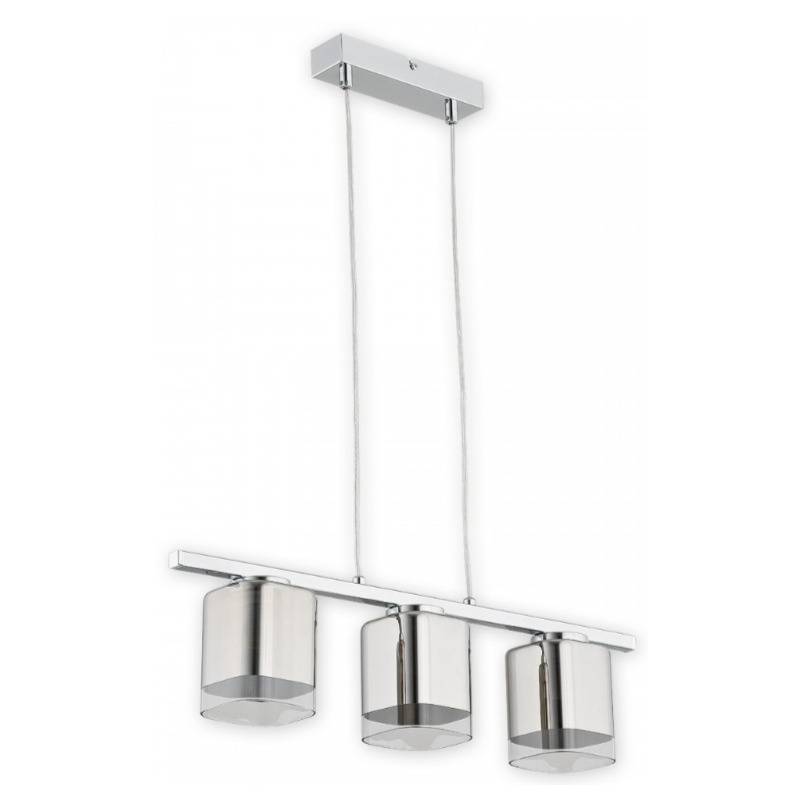 Nowoczesna lampa wisząca Savia 3 chrom - do kuchni