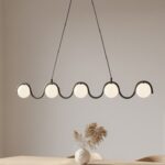 Nowoczesna lampa wisząca Sinus do salonu