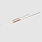 Nowoczesna listwa Odio LED na sufit lub ścianę - szara