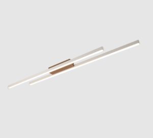 Nowoczesna listwa Odio LED na sufit lub ścianę - szara