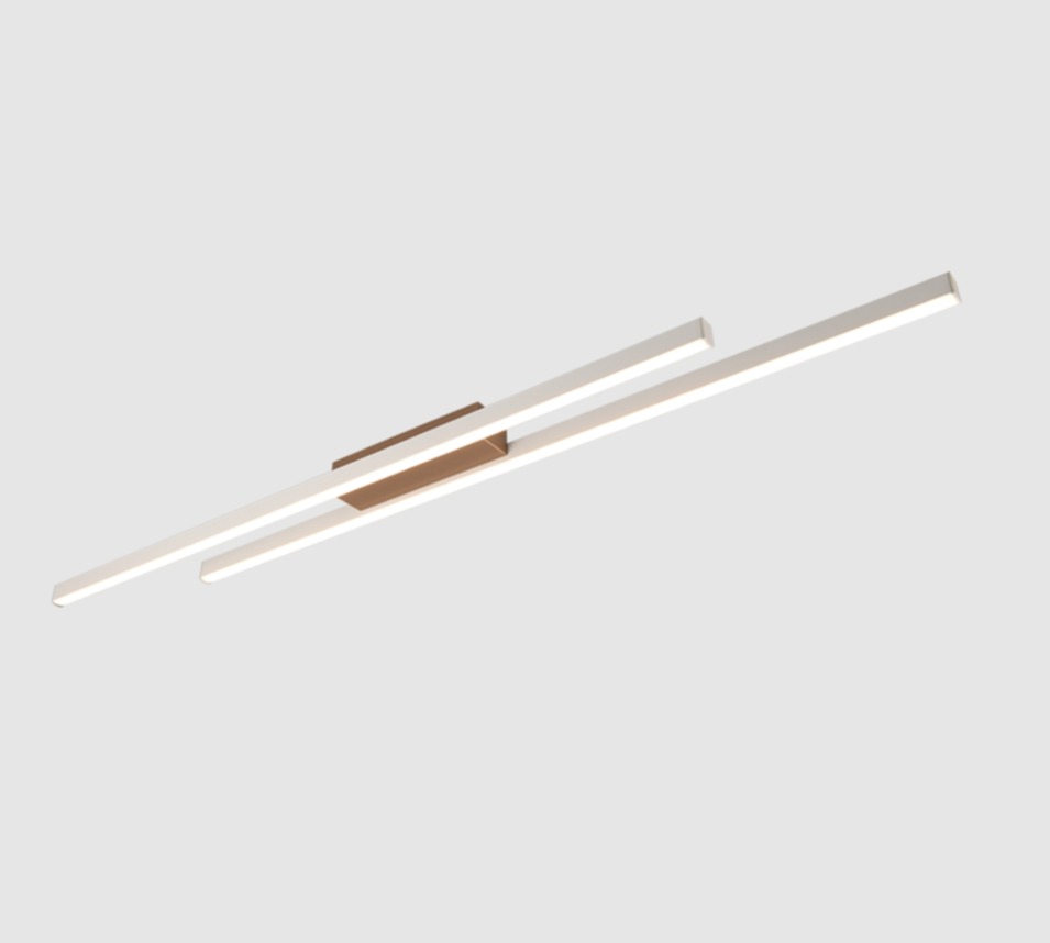 Nowoczesna listwa Odio LED na sufit lub ścianę - szara