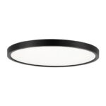 Nowoczesny czarny plafon Meteor 23 LED - z regulacją barwy