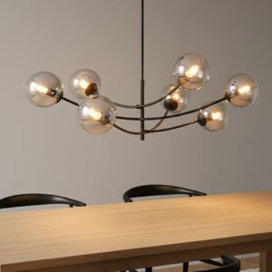 Nowoczesny żyrandol Hunter 6 - grafitowe kule