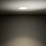 Oczko sufitowe podtynkowe Cup białe - minimalistyczne