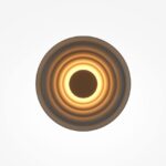 Okrągły kinkiet Nami LED 2700K - dekoracyjny