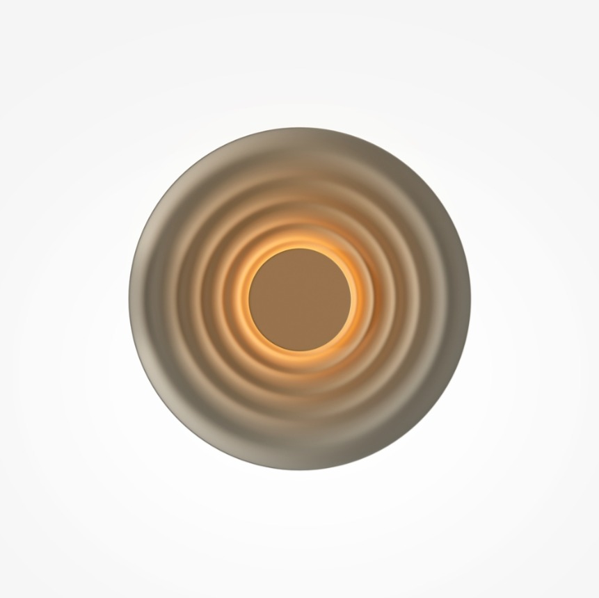 Okrągły kinkiet Nami LED 2700K - w stylu japandi