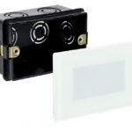 Oprawa elewacyjna Mur Glass IP65 - biała aluminiowa