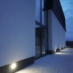 Oprawa elewacyjna Mur Glass IP65 - biała z matowym szkłem