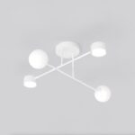 Plafon biały do niskiego pokoju Holon 4