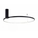 Plafon ring Horik 60 LED czarny z regulacją barwy
