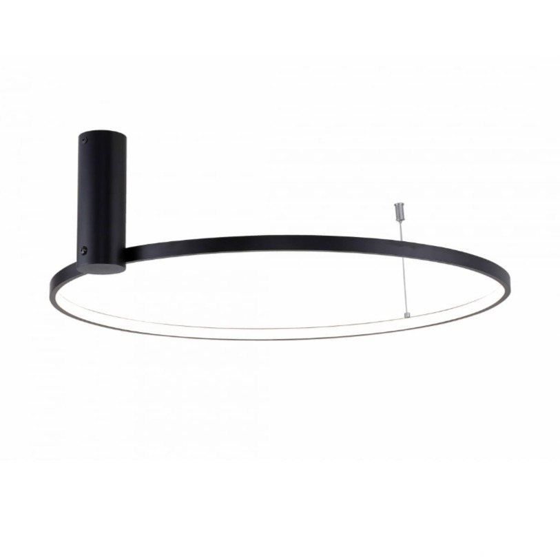 Plafon ring Horik 60 LED czarny z regulacją barwy