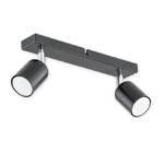 Podwójna listwa sufitowa Denis 2 - ruchome spoty
