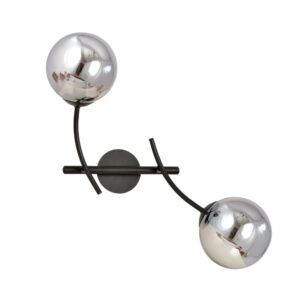 Podwójny kinkiet z kulami Hunter - ruchome ramiona
