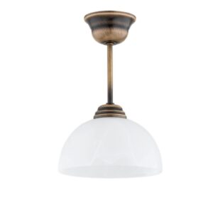 Półplafon klasyczny Frella - antyczny brąz