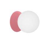 Różowy kinkiet lampa sufitowa Plaat C - do sypialni