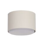 Spot sufitowy natynkowy Tubo S szary beż - do kuchni