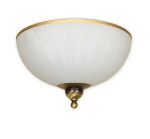 Szklany plafon klasyczny Flex - mleczno-złoty