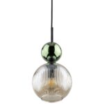 Zwis sufitowy Sophia Cognac Green 15 - elegancja do salonu