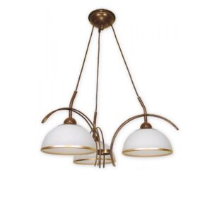 Żyrandol do salonu w stylu klasycznym Flex 3 - szkło