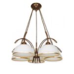 Żyrandol do sypialni w stylu klasycznym Flex 5 - szklany