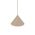 Beżowa lampa wisząca Cono S TK 21cm - matalowa