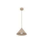 Beżowa lampa wisząca Cono S TK 21cm - minimalistyczna